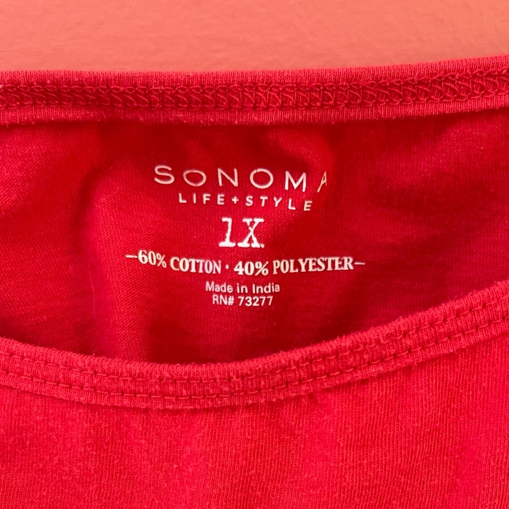 Plus Size Sonoma Life + Style Sleeveless Tops w/Tank -2 available $5 EACH - Picture 10 of 11
